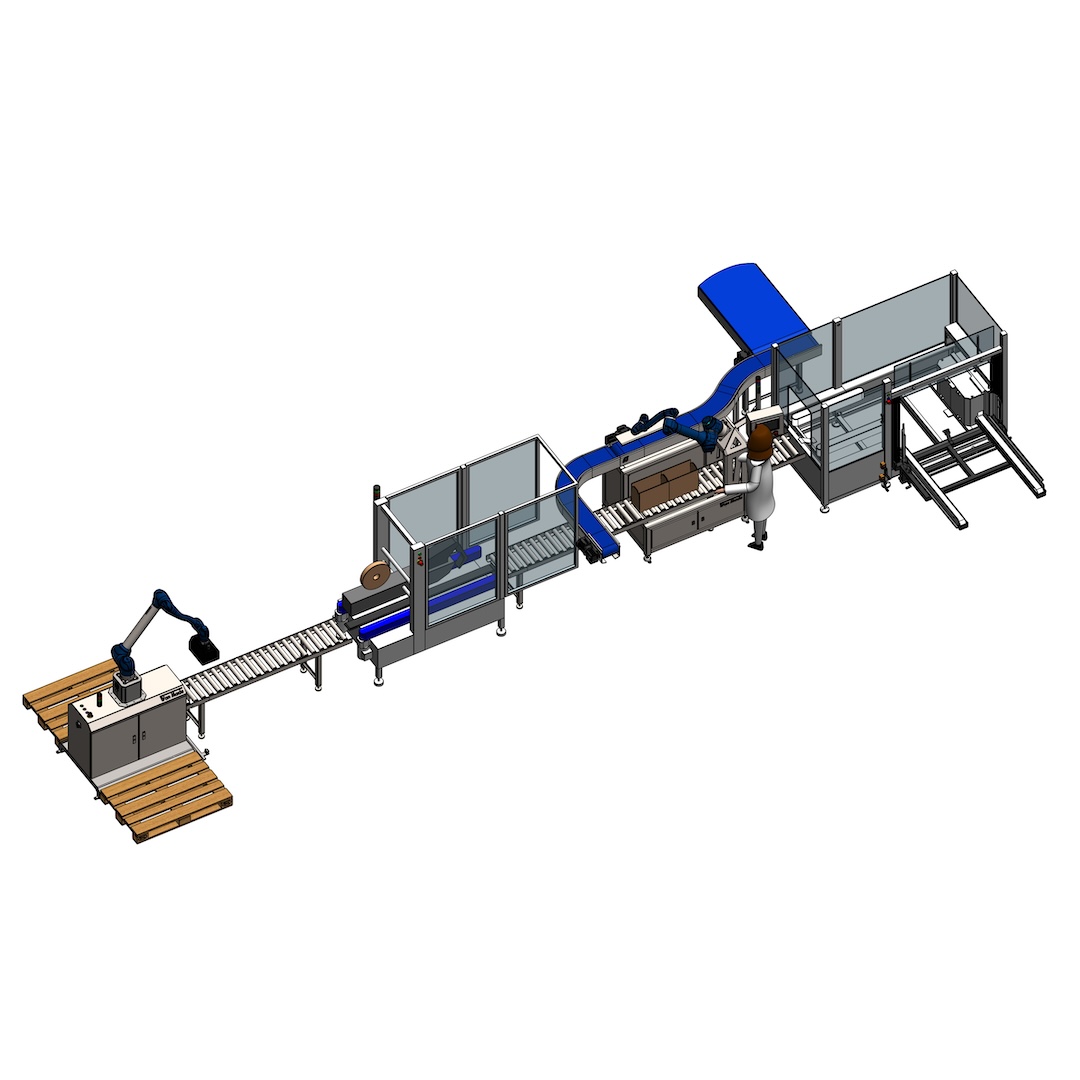 Complete packing line